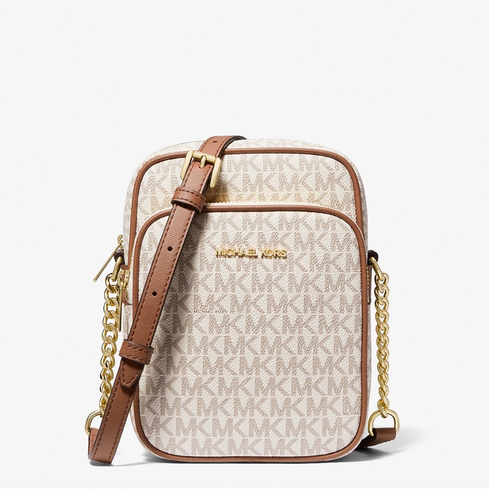 Jet Set Travel Medium Logo Crossbody Bag